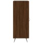 vidaXL Ντουλάπι Καφέ Δρυς 34,5 x 34 x 90 εκ. Επεξεργασμένο Ξύλο