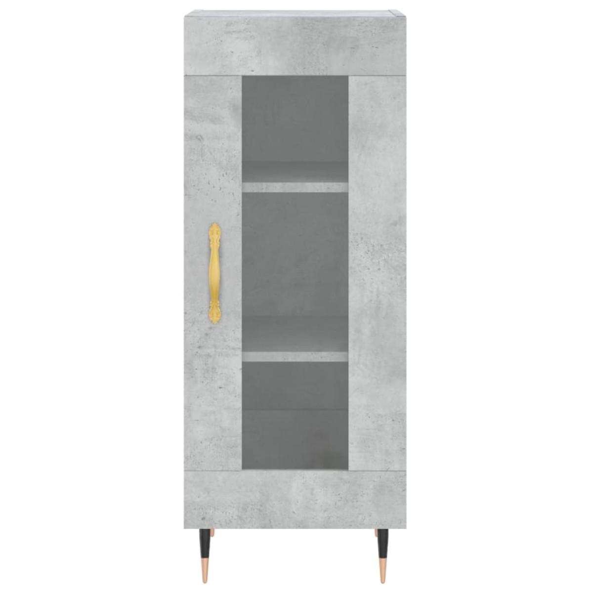 vidaXL Ντουλάπι Γκρι Σκυροδέματος 34,5x34x90 εκ. Επεξεργασμένο Ξύλο