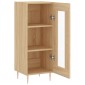 vidaXL Ντουλάπι Sonoma Δρυς 34,5x34x90 εκ. από Επεξεργασμένο Ξύλο