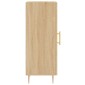 vidaXL Ντουλάπι Sonoma Δρυς 34,5x34x90 εκ. από Επεξεργασμένο Ξύλο