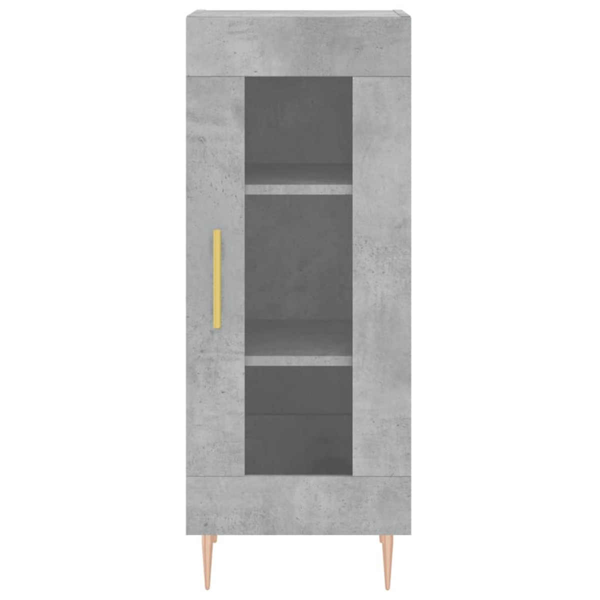 vidaXL Ντουλάπι Γκρι Σκυροδέματος 34,5x34x90 εκ. Επεξεργασμένο Ξύλο