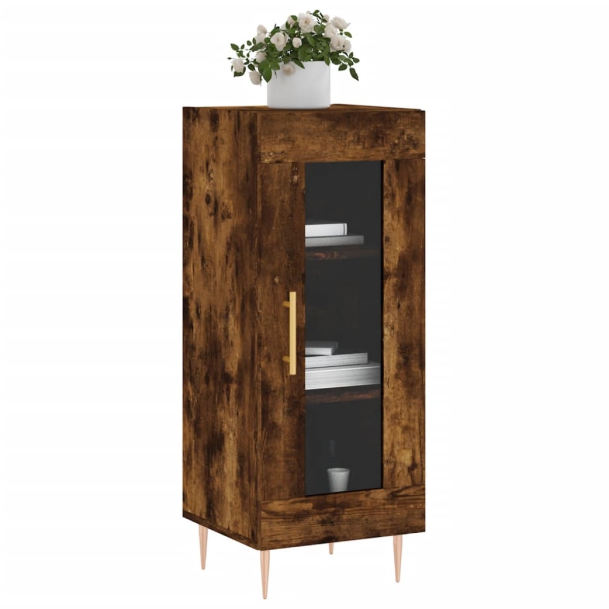 vidaXL Ντουλάπι Καπνιστή Δρυς 34,5 x 34 x 90 εκ. Επεξεργασμένο Ξύλο