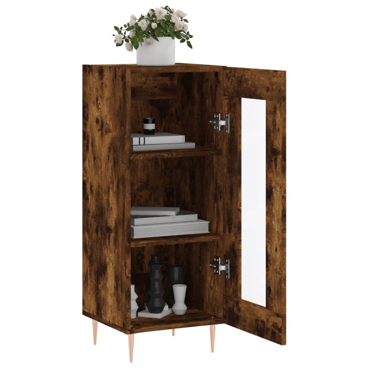 vidaXL Ντουλάπι Καπνιστή Δρυς 34,5 x 34 x 90 εκ. Επεξεργασμένο Ξύλο