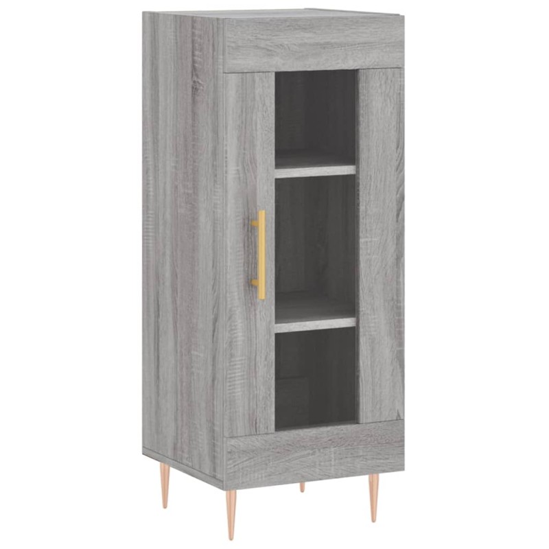 vidaXL Ντουλάπι Γκρι Sonoma 34,5x34x90 εκ. από Επεξεργασμένο Ξύλο