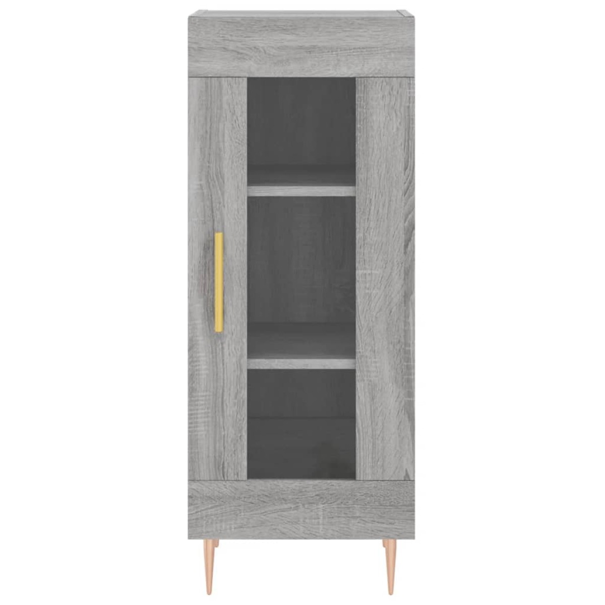 vidaXL Ντουλάπι Γκρι Sonoma 34,5x34x90 εκ. από Επεξεργασμένο Ξύλο