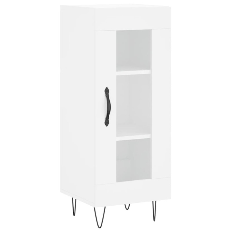 vidaXL Ντουλάπι Λευκό 34,5 x 34 x 90 εκ. από Επεξεργασμένο Ξύλο