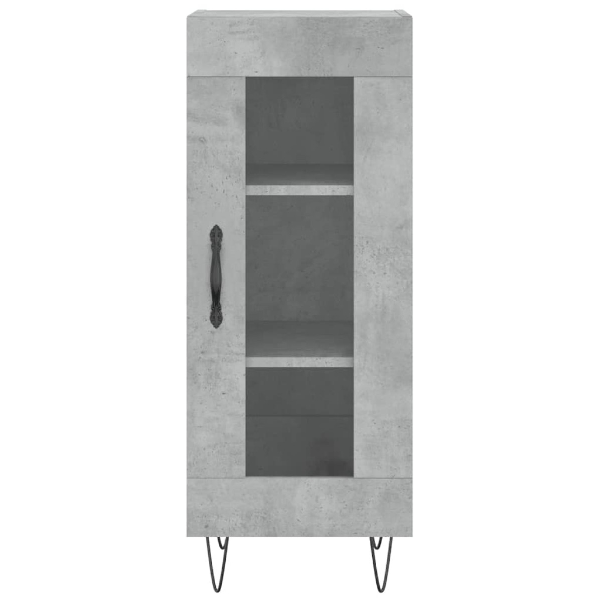 vidaXL Ντουλάπι Γκρι Σκυροδέματος 34,5x34x90 εκ. Επεξεργασμένο Ξύλο