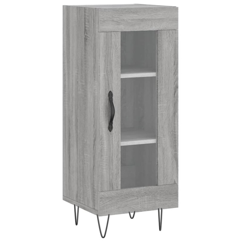 vidaXL Ντουλάπι Γκρι Sonoma 34,5x34x90 εκ. από Επεξεργασμένο Ξύλο