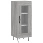 vidaXL Ντουλάπι Γκρι Sonoma 34,5x34x90 εκ. από Επεξεργασμένο Ξύλο