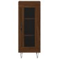 vidaXL Ντουλάπι Καφέ Δρυς 34,5 x 34 x 90 εκ. Επεξεργασμένο Ξύλο