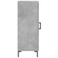 vidaXL Ντουλάπι Γκρι Σκυροδέματος 34,5x34x90 εκ. Επεξεργασμένο Ξύλο