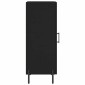 vidaXL Ντουλάπι Μαύρο 34,5 x 34 x 90 εκ. από Επεξεργασμένο Ξύλο