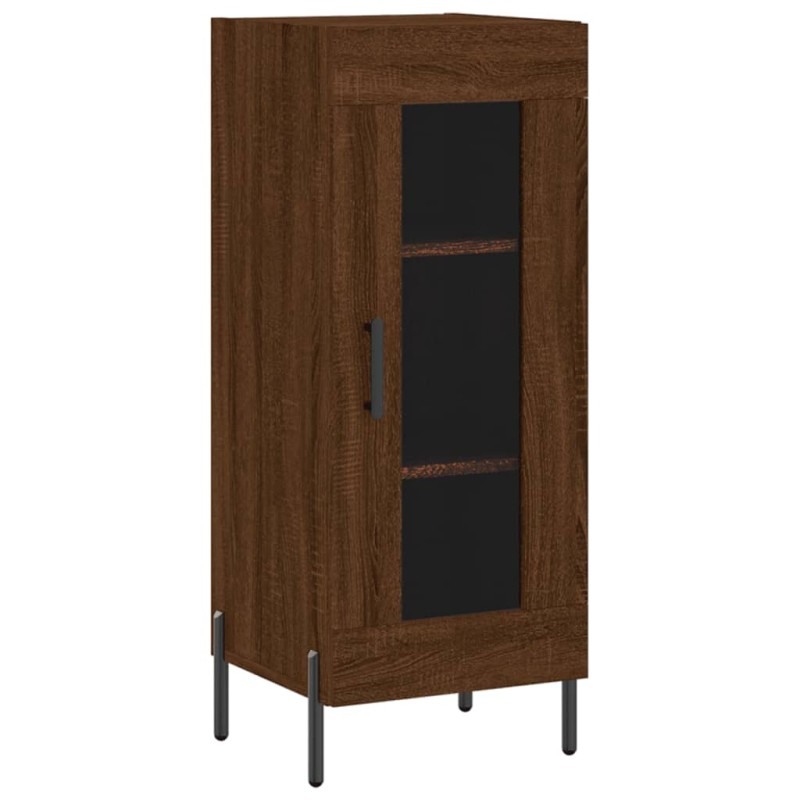 vidaXL Ντουλάπι Καφέ Δρυς 34,5 x 34 x 90 εκ. Επεξεργασμένο Ξύλο