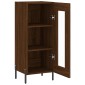 vidaXL Ντουλάπι Καφέ Δρυς 34,5 x 34 x 90 εκ. Επεξεργασμένο Ξύλο