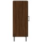 vidaXL Ντουλάπι Καφέ Δρυς 34,5 x 34 x 90 εκ. Επεξεργασμένο Ξύλο