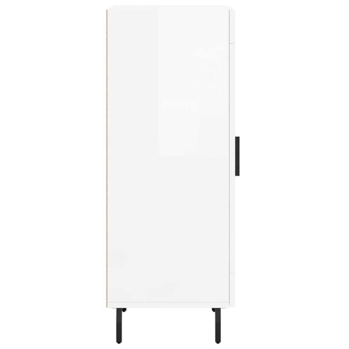 vidaXL Ντουλάπι Γυαλιστερό Λευκό 34,5x34x90 εκ. Επεξεργασμένο Ξύλο