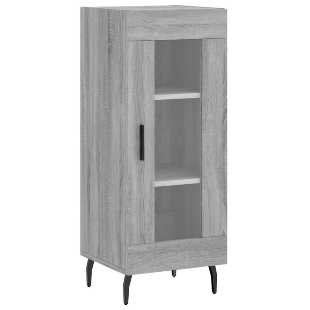 vidaXL Ντουλάπι Γκρι Sonoma 34,5x34x90 εκ. από Επεξεργασμένο Ξύλο