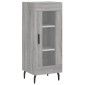 vidaXL Ντουλάπι Γκρι Sonoma 34,5x34x90 εκ. από Επεξεργασμένο Ξύλο