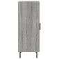 vidaXL Ντουλάπι Γκρι Sonoma 34,5x34x90 εκ. από Επεξεργασμένο Ξύλο