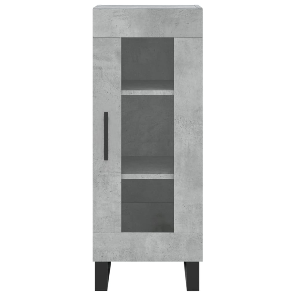 vidaXL Ντουλάπι Γκρι Σκυροδέματος 34,5x34x90 εκ. Επεξεργασμένο Ξύλο