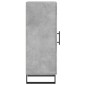vidaXL Ντουλάπι Γκρι Σκυροδέματος 34,5x34x90 εκ. Επεξεργασμένο Ξύλο