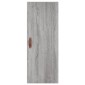 vidaXL Ντουλάπι Τοίχου Γκρι Sonoma 34,5 x 34 x 90 εκ.
