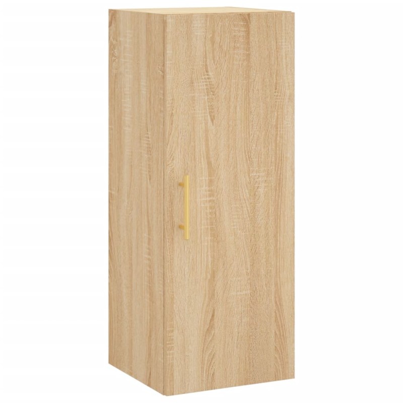 vidaXL Ντουλάπι Τοίχου Sonoma Δρυς 34,5 x 34 x 90 εκ.