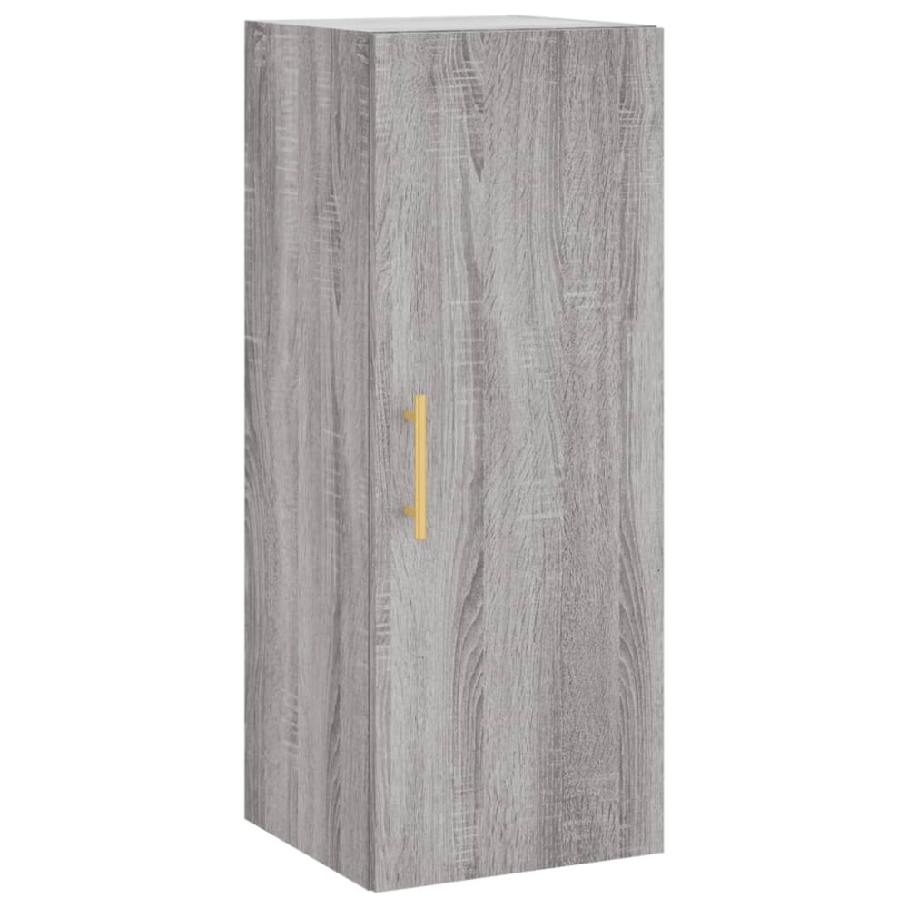 vidaXL Ντουλάπι Τοίχου Γκρι Sonoma 34,5 x 34 x 90 εκ.