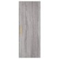 vidaXL Ντουλάπι Τοίχου Γκρι Sonoma 34,5 x 34 x 90 εκ.
