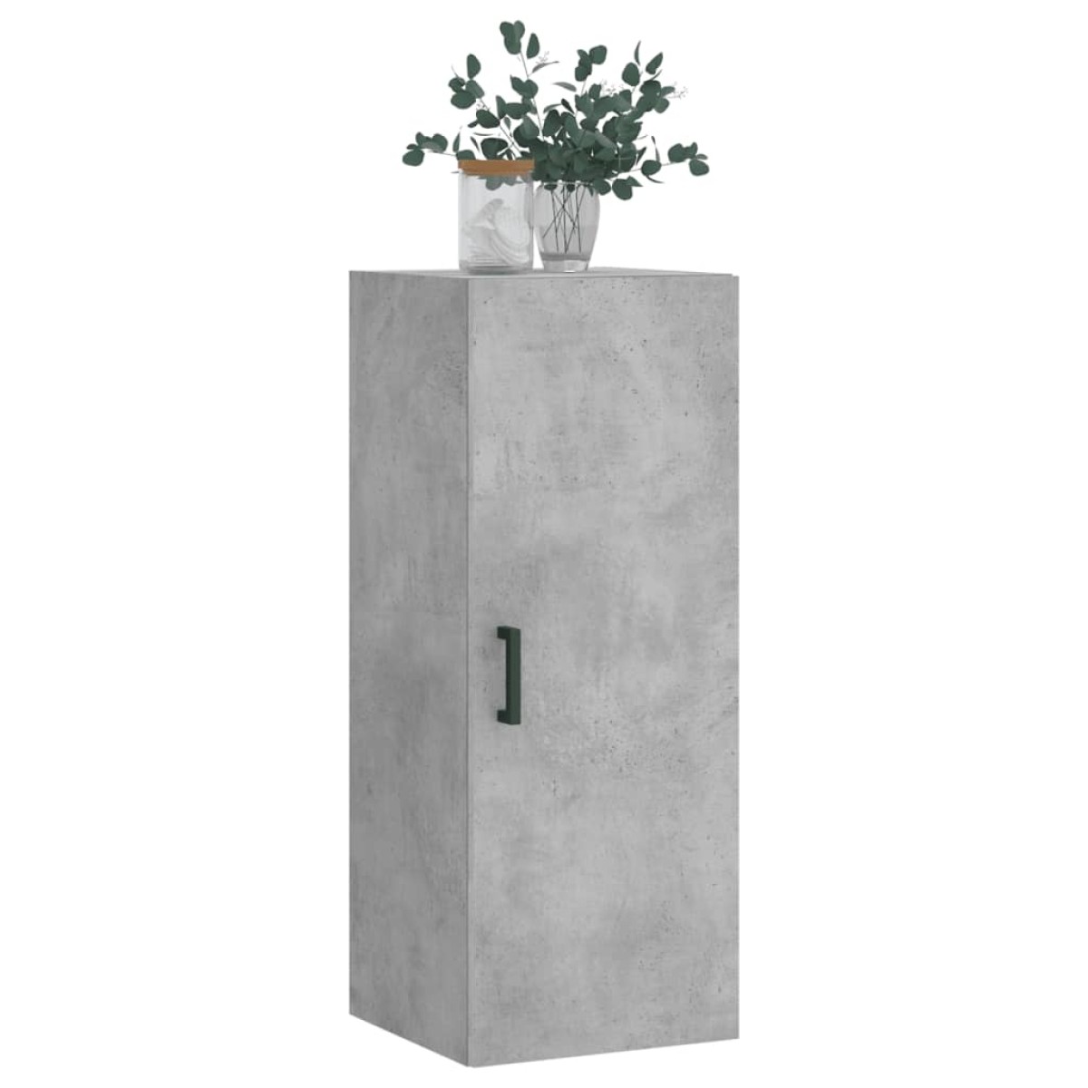 vidaXL Ντουλάπι Τοίχου Γκρι Σκυροδέματος 34,5 x 34 x 90 εκ.