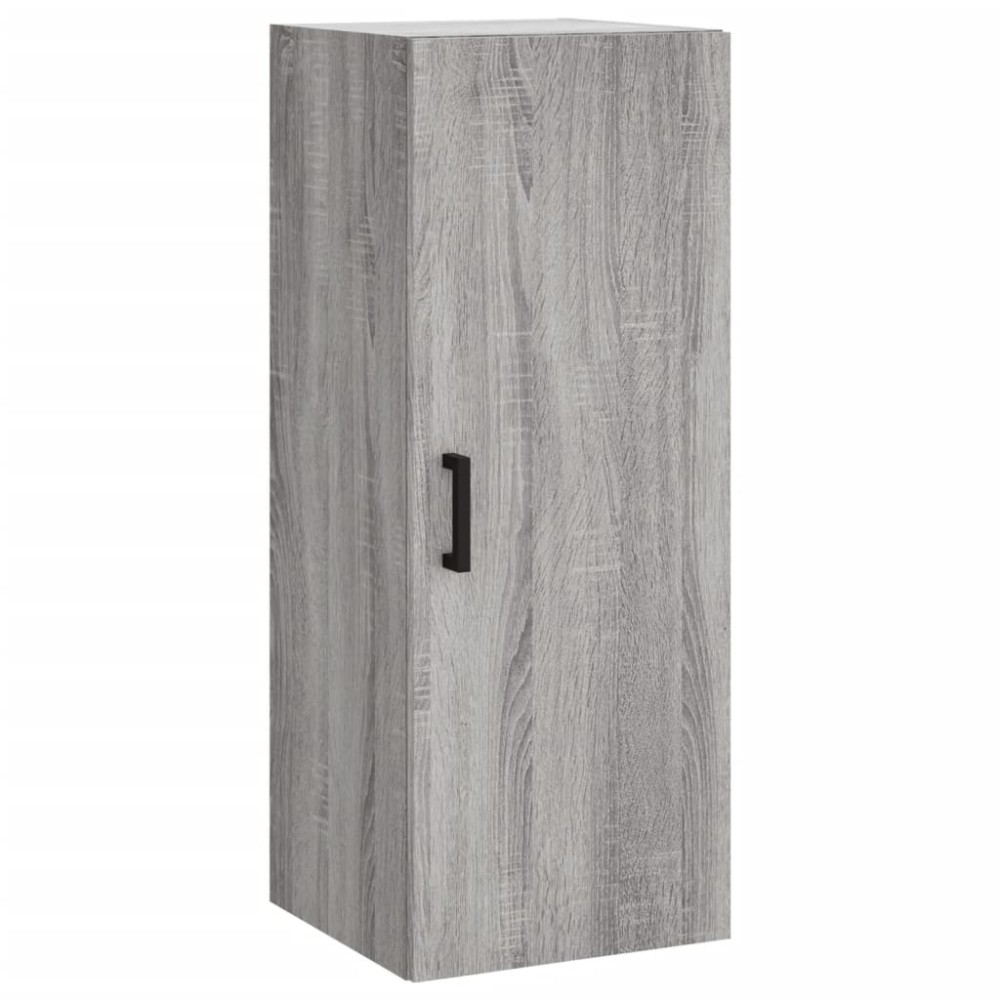 vidaXL Ντουλάπι Τοίχου Γκρι Sonoma 34,5 x 34 x 90 εκ.