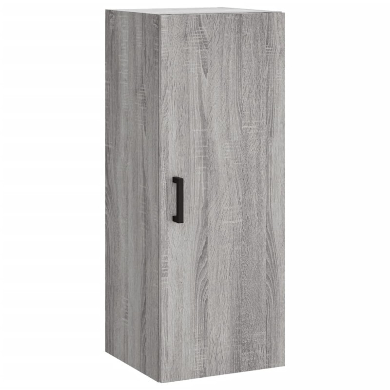 vidaXL Ντουλάπι Τοίχου Γκρι Sonoma 34,5 x 34 x 90 εκ.