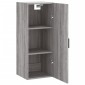 vidaXL Ντουλάπι Τοίχου Γκρι Sonoma 34,5 x 34 x 90 εκ.