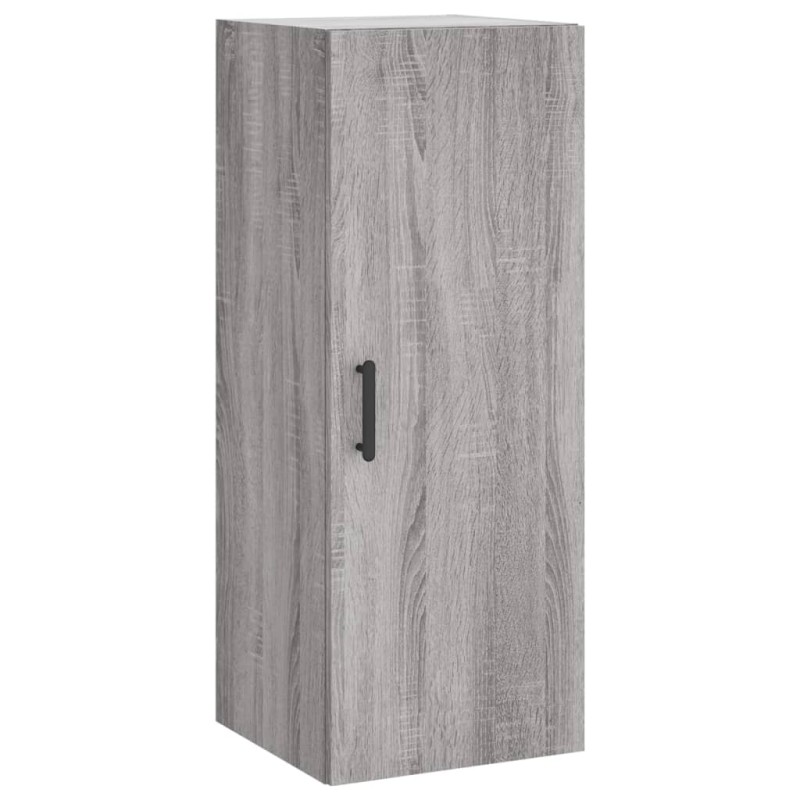 vidaXL Ντουλάπι Τοίχου Γκρι Sonoma 34,5 x 34 x 90 εκ.