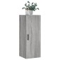 vidaXL Ντουλάπι Τοίχου Γκρι Sonoma 34,5 x 34 x 90 εκ.