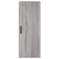 vidaXL Ντουλάπι Τοίχου Γκρι Sonoma 34,5 x 34 x 90 εκ.