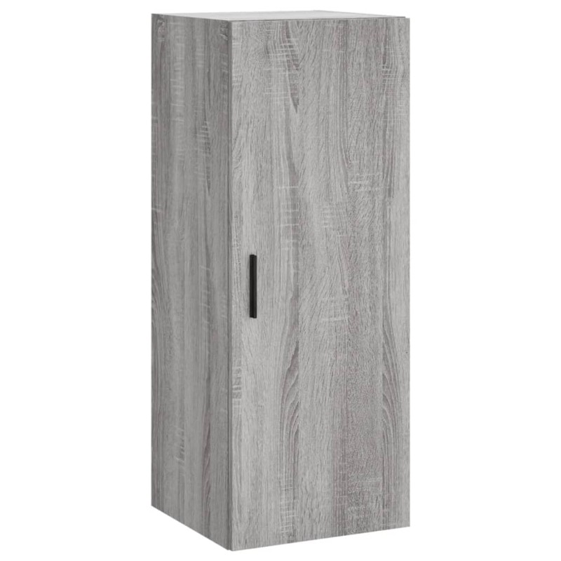 vidaXL Ντουλάπι Τοίχου Γκρι Sonoma 34,5 x 34 x 90 εκ.