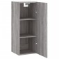 vidaXL Ντουλάπι Τοίχου Γκρι Sonoma 34,5 x 34 x 90 εκ.