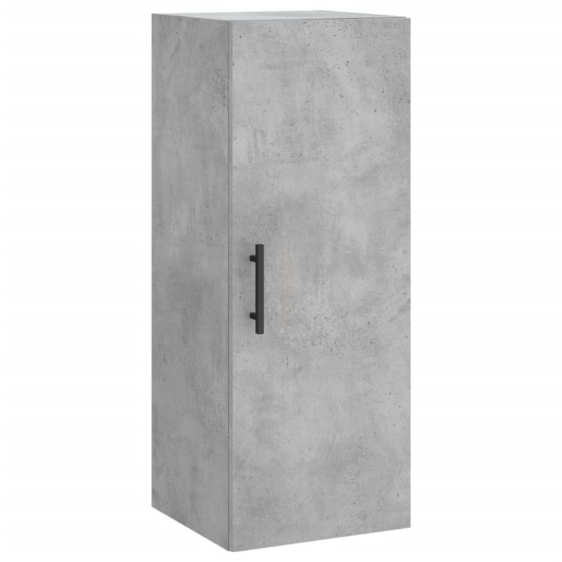 vidaXL Ντουλάπι Τοίχου Γκρι Σκυροδέματος 34,5 x 34 x 90 εκ.