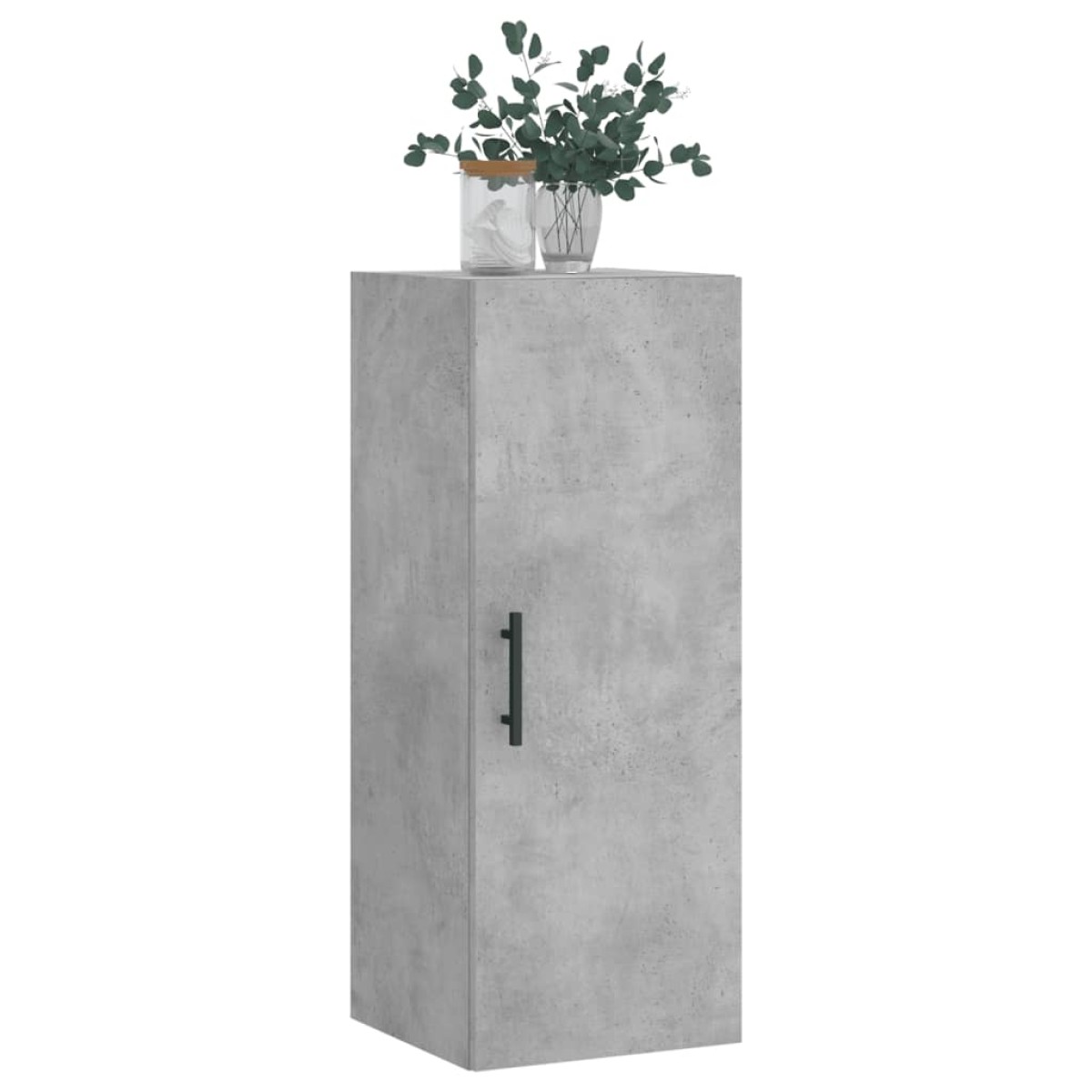 vidaXL Ντουλάπι Τοίχου Γκρι Σκυροδέματος 34,5 x 34 x 90 εκ.