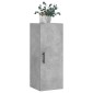 vidaXL Ντουλάπι Τοίχου Γκρι Σκυροδέματος 34,5 x 34 x 90 εκ.
