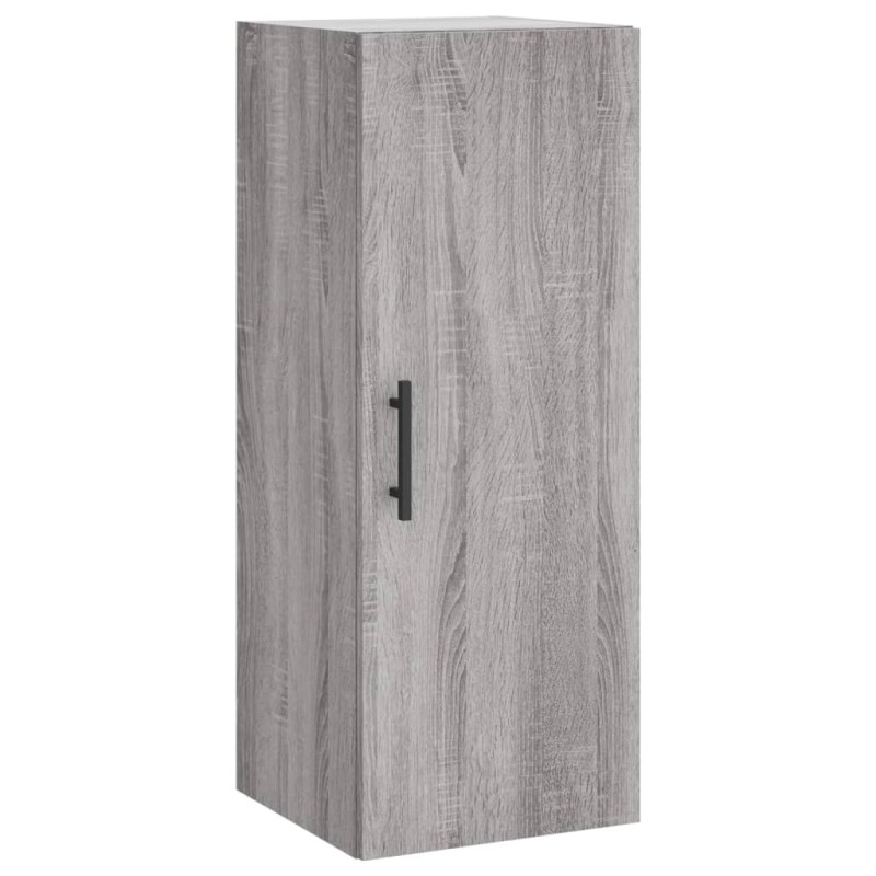 vidaXL Ντουλάπι Τοίχου Γκρι Sonoma 34,5 x 34 x 90 εκ.