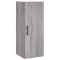 vidaXL Ντουλάπι Τοίχου Γκρι Sonoma 34,5 x 34 x 90 εκ.