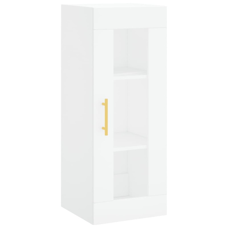 vidaXL Ντουλάπι Τοίχου Λευκό 34,5 x 34 x 90 εκ.