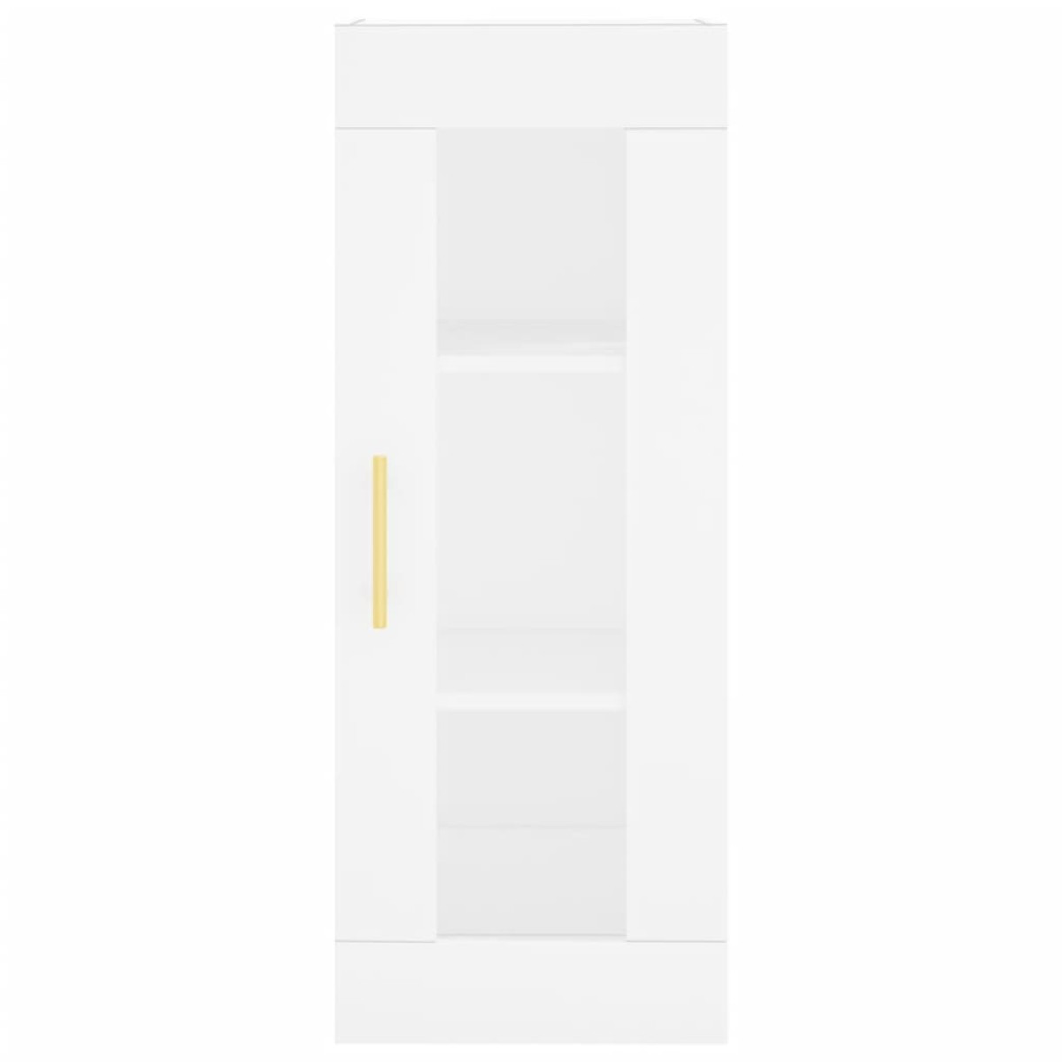 vidaXL Ντουλάπι Τοίχου Λευκό 34,5 x 34 x 90 εκ.