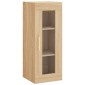 vidaXL Ντουλάπι Τοίχου Sonoma Δρυς 34,5 x 34 x 90 εκ.