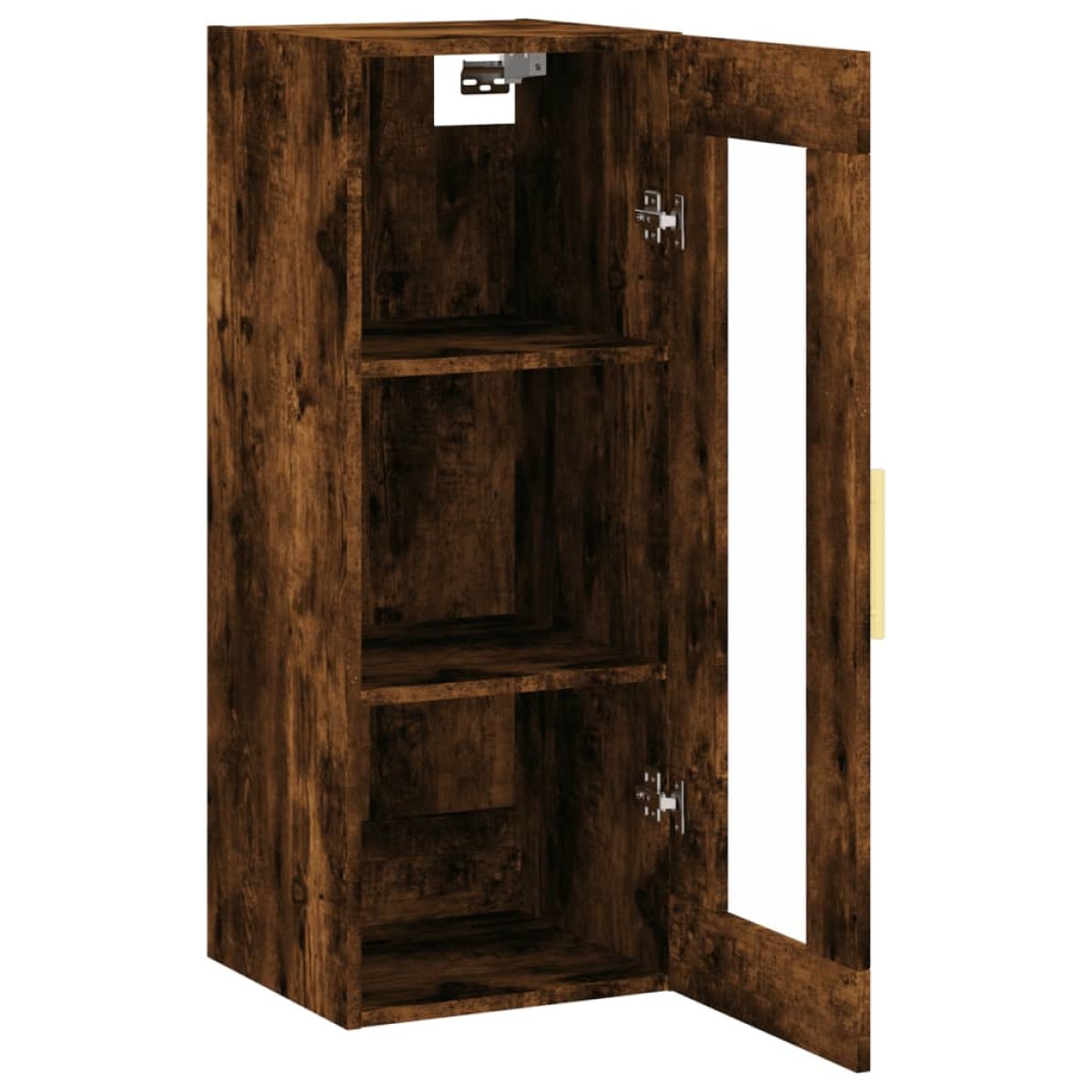 vidaXL Ντουλάπι Τοίχου Καπνιστή Δρυς 34,5 x 34 x 90 εκ.