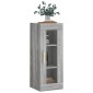 vidaXL Ντουλάπι Τοίχου Γκρι Sonoma 34,5 x 34 x 90 εκ.