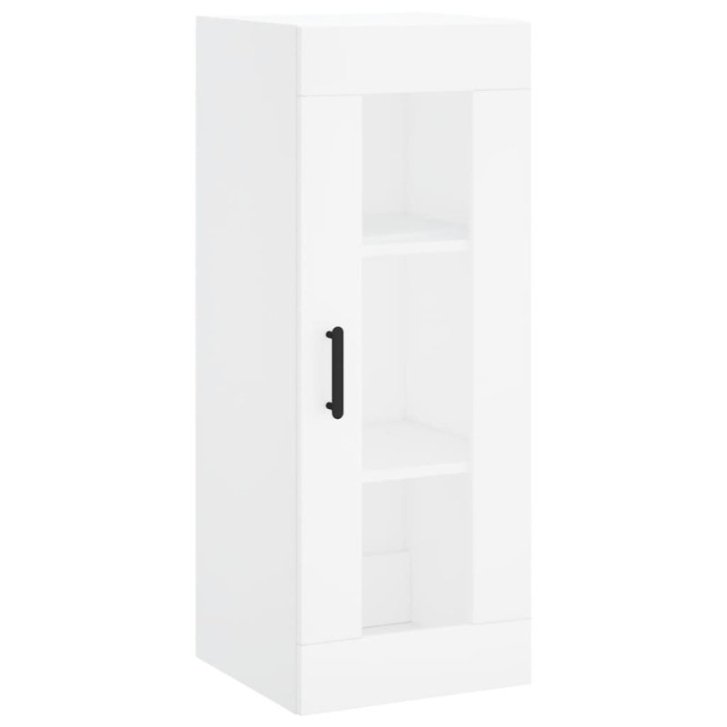 vidaXL Ντουλάπι Τοίχου Λευκό 34,5 x 34 x 90 εκ.