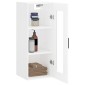 vidaXL Ντουλάπι Τοίχου Λευκό 34,5 x 34 x 90 εκ.